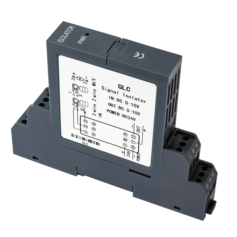 DC 0-5V 0-10V Signal Isolator 4-20mA to 0-10V 2 In 2 Out Analog Signal Converter 0-5V RS485 Signal Transmitter Isolator