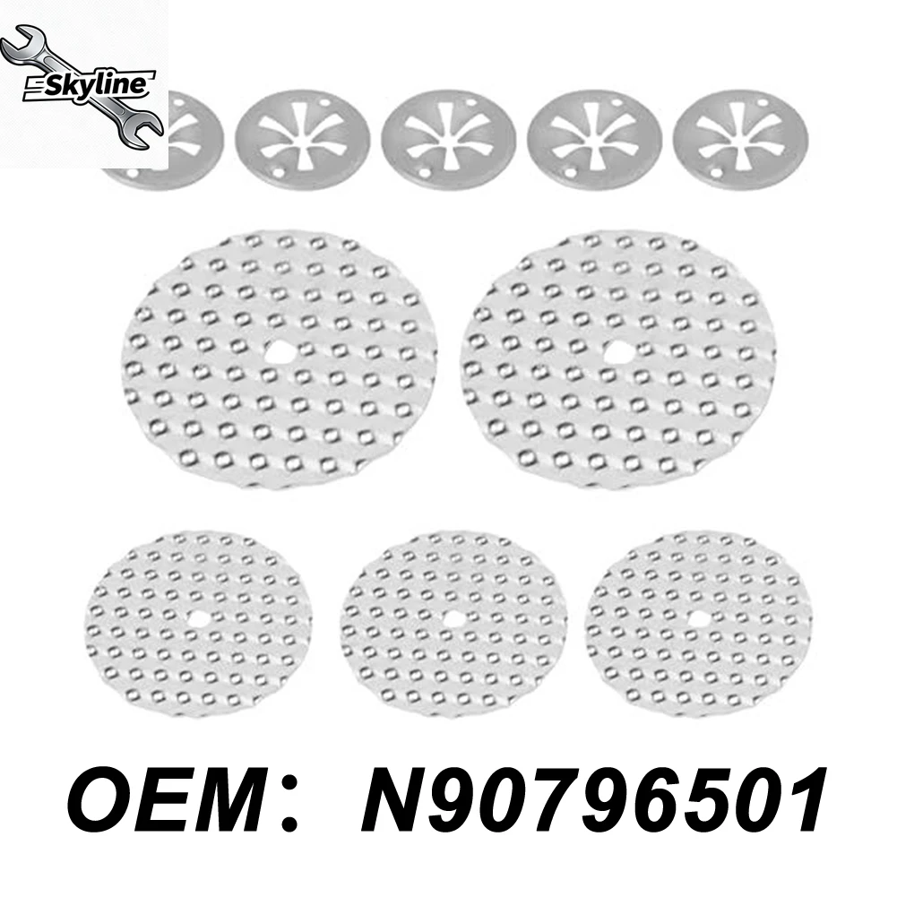 5pcs Heat Shield Repair Kit Heat Protection PlateHeat Shield Washer Attachment Repair Kit Car Accessories