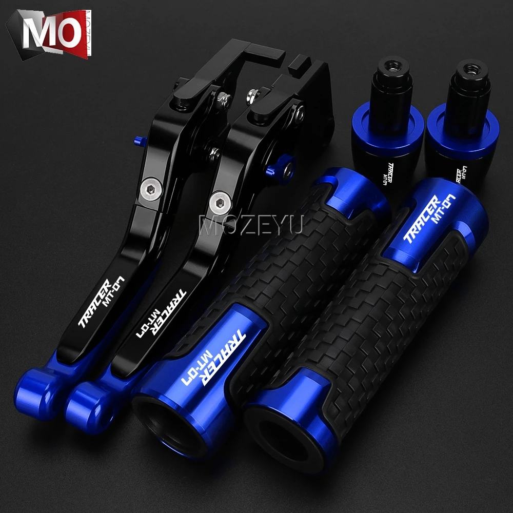 

For Yamaha MT 07 Tracer 2024 2025 Clutch Lever Brake Lever MT-07 MT07 TRACER GT 2016-2020 2021 2022 2023 Handlebar Grips ends