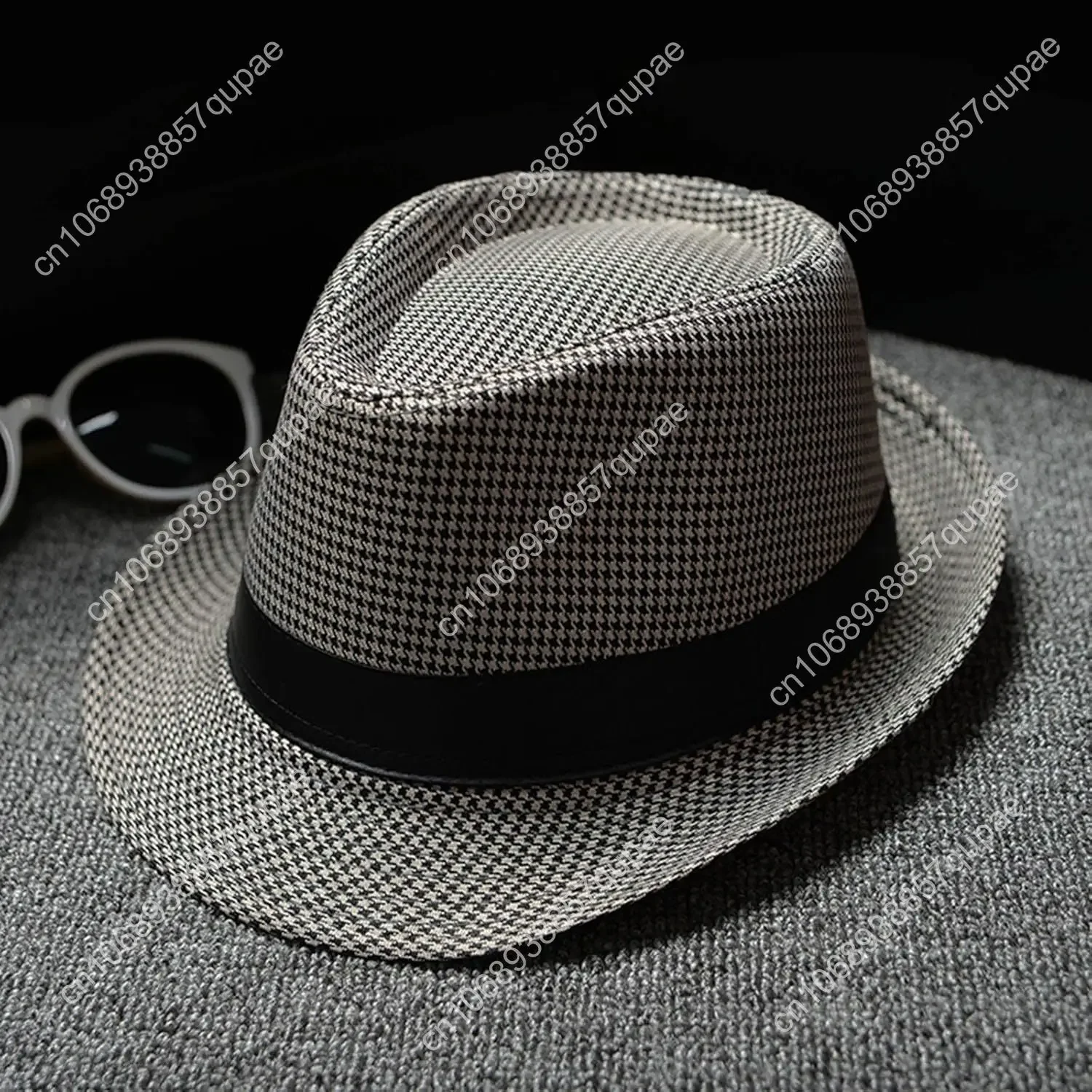 Chapéus masculinos clássico fedoras chapéu vintage jazz boné casual aba curta panamá chapéus para homens mulheres ao ar livre praia sol bonés