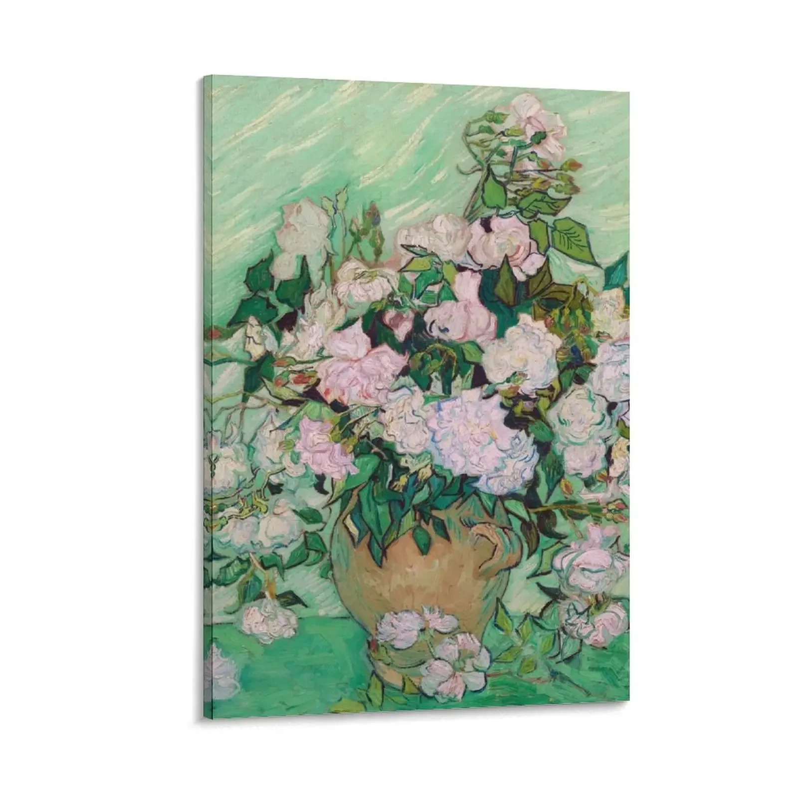 

Pink Roses Van Gogh Canvas Painting anime figure home decorations