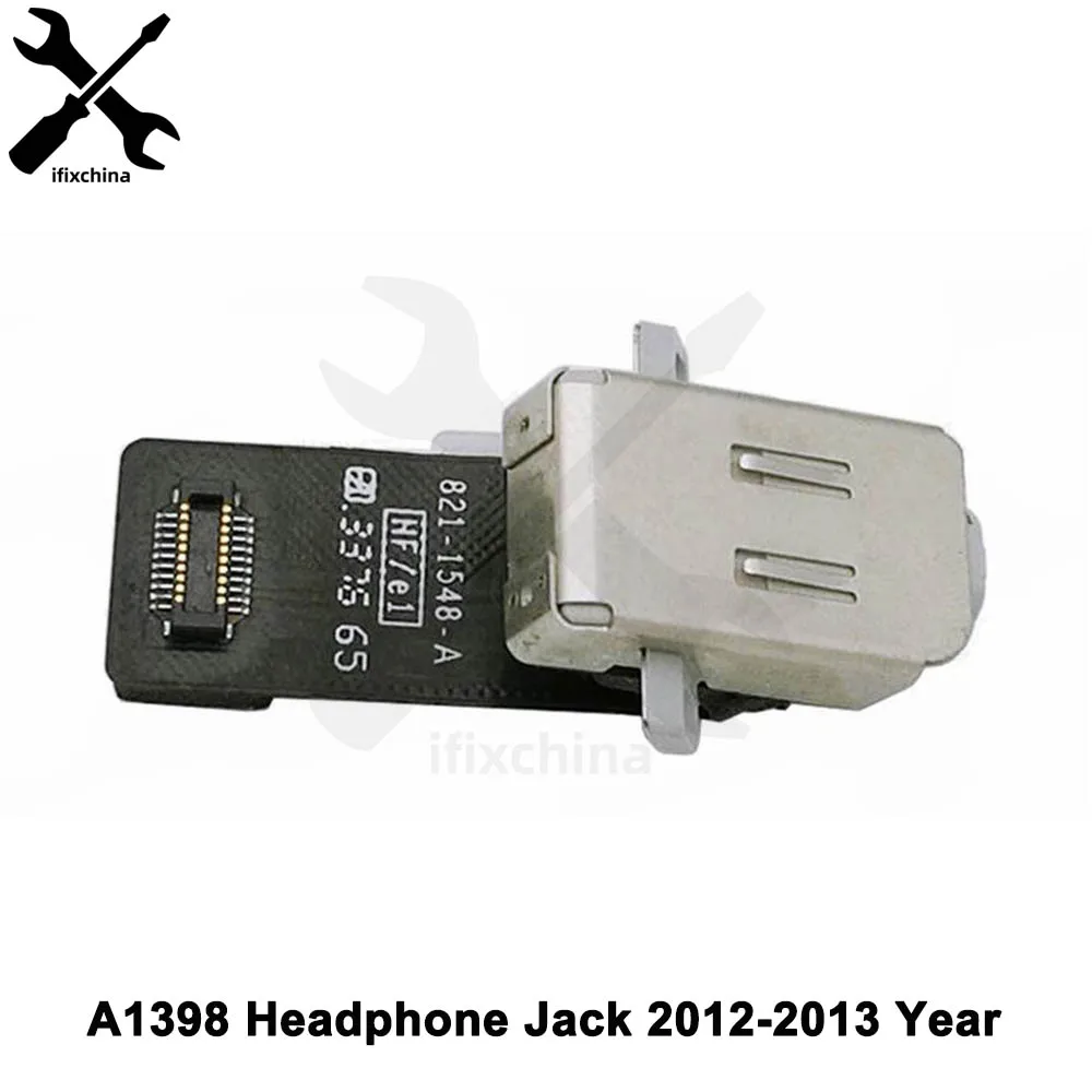 

New Audio Connector Headphone Jack 821-1548-A For Macbook Pro Retina 15" A1398 2012 Early 2013 Years