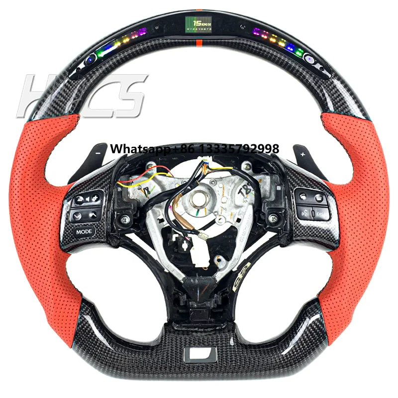 

Car Interior LED Carbon Fiber Steering Wheel for Lexus Is300 Is250 I Sf Is300 Is350 Is350 CIS300C 2006 2007 2008 2009 2010