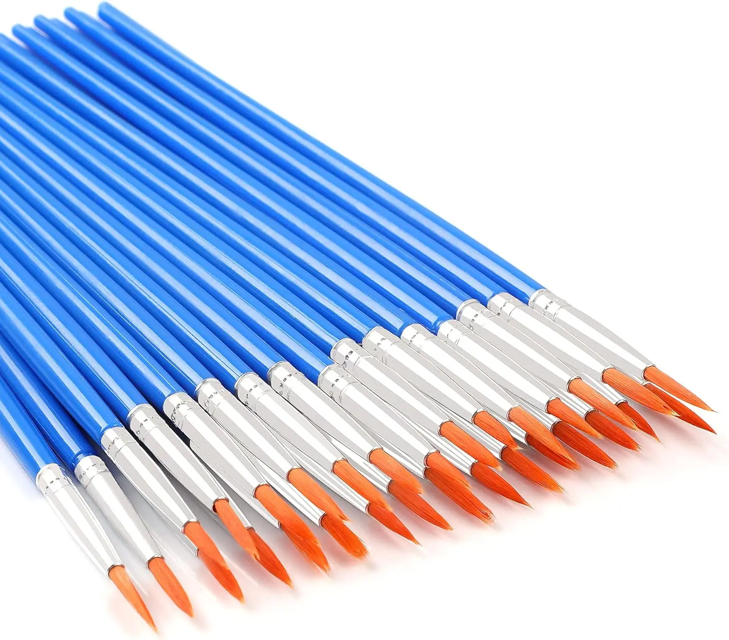

30 Round Paint Brushes for Miniature Detail Painting, Small Brush Bulk Set