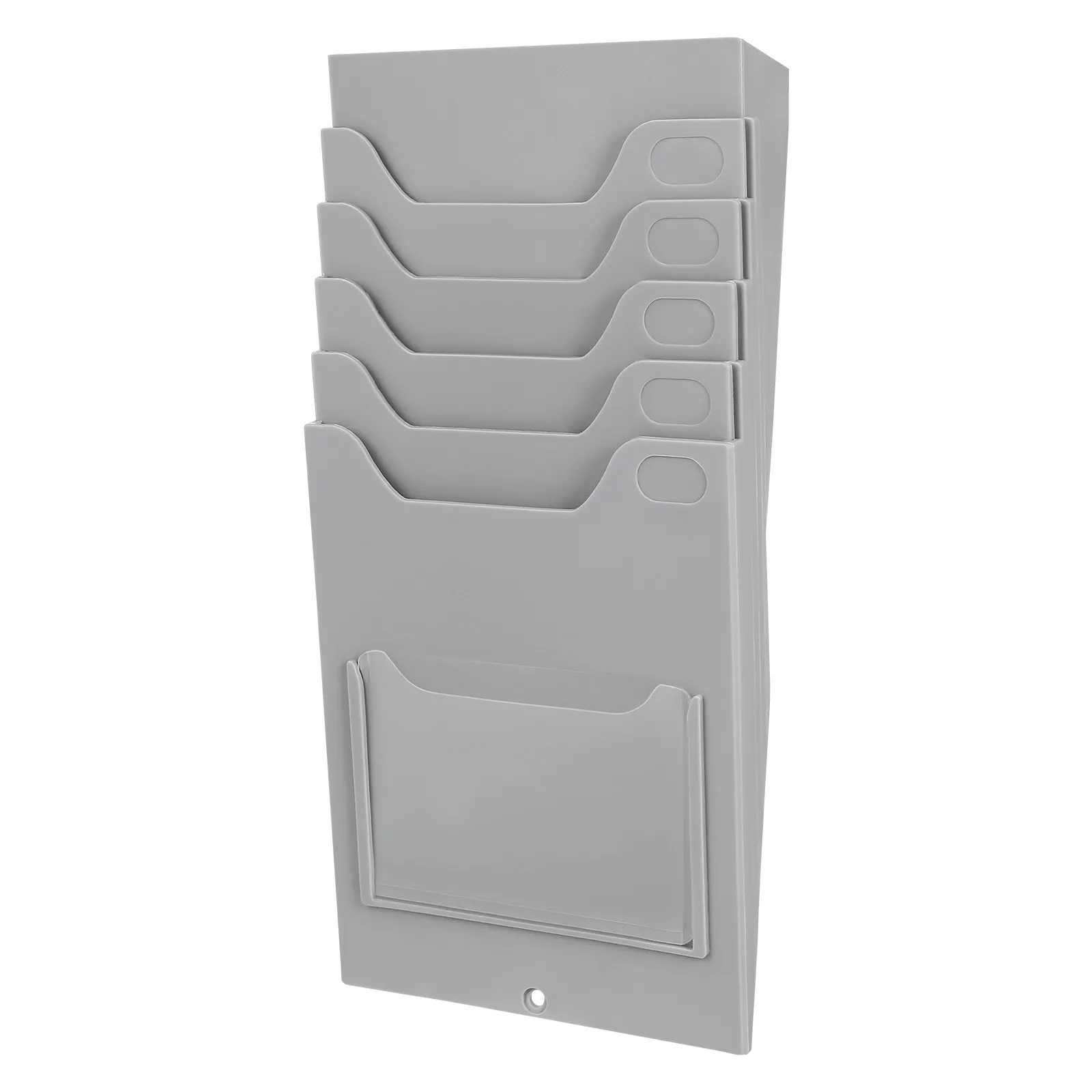 Industrial Grade Material Cards Rack Wall Mounted Time Card Organizer with Multi Pocket Design for Efficient Warehouse Supplies