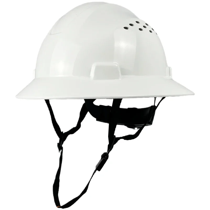 Full Brim Hard Hat For Engineer Construction Work Cap For Men CE Approved ANSI FRP Safety Helmet with 4 Point Adjustable