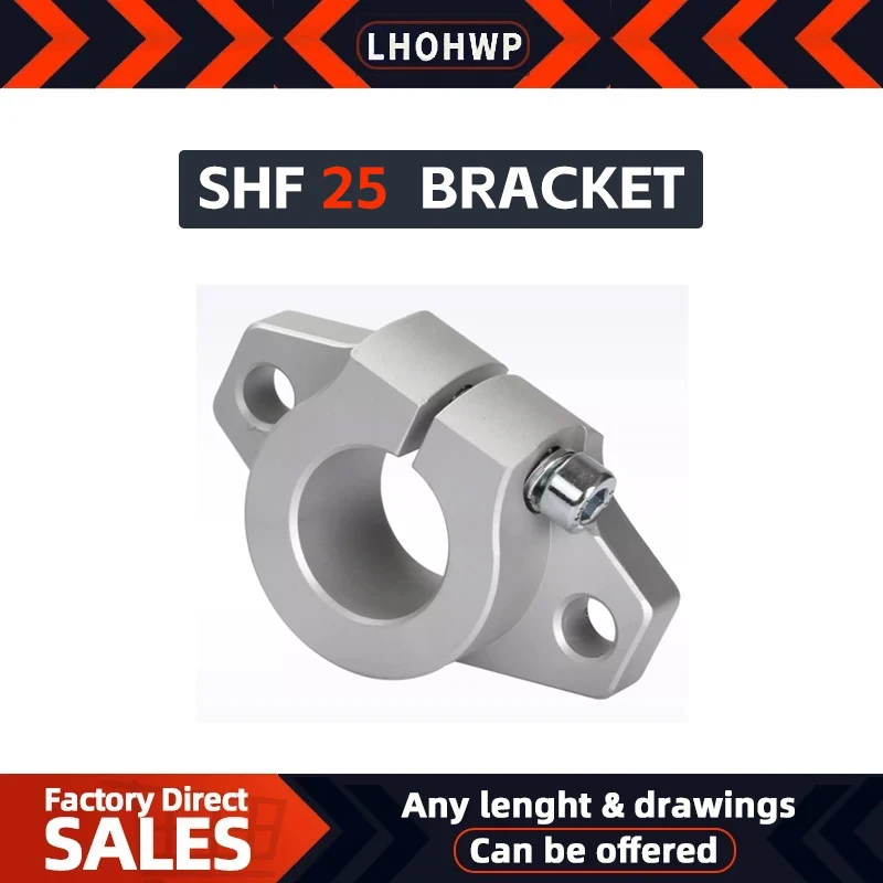 SHF25 Bearing Shaft Support For25mm Rod Round Shaft Support Diy Table CNC 3D Printer