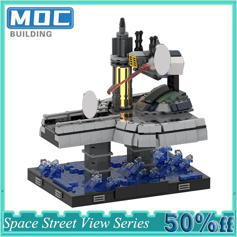 Modèle de blocs de construction MOC pour enfants, série Star Movie, Space Street View, briques de guerre, jouets de bricolage, cadeau d'anniversaire et de Noël, cadeau de collection