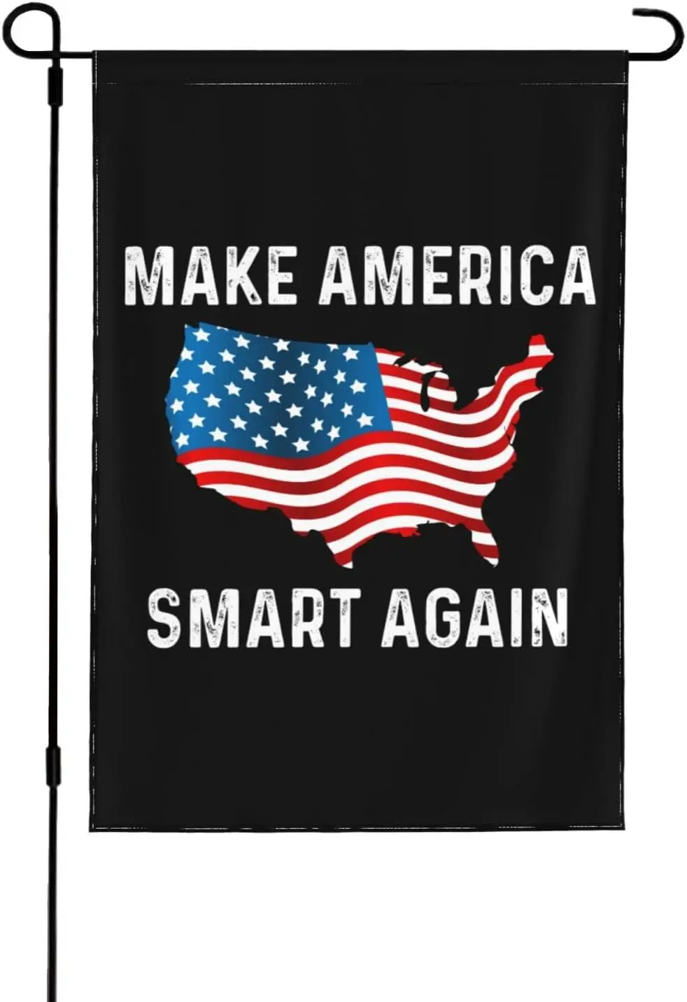 Make America Smart Again Garden Flag Decorative Accessories Home Garden Decor Outdoor 12 X 18 Inch (Not Including Flagpole)  EEL