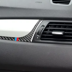 For BMW F25 F26 X3 X4 2011-2016 Accessories Carbon Fiber Interior Car Dashboard Decoration Strip Sticker Cover Auto Styling