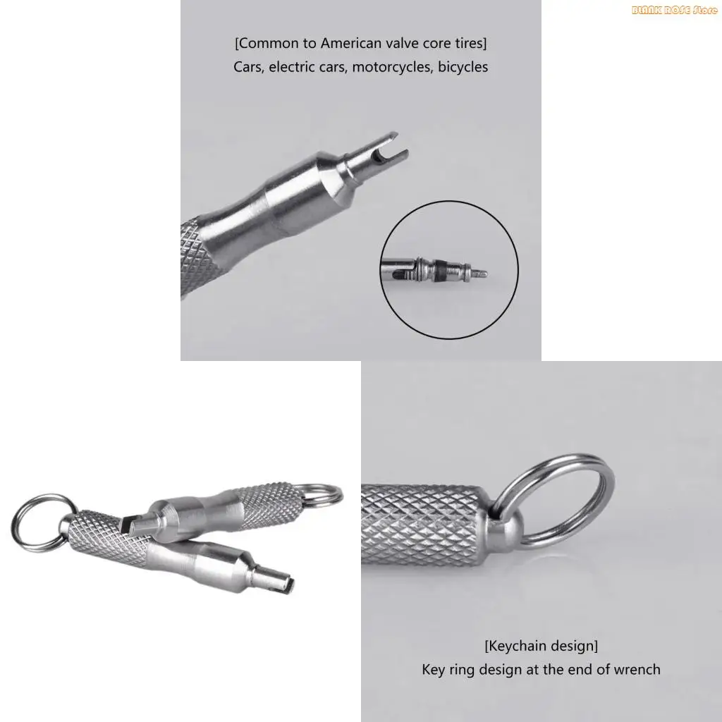 K1AE Screwdriver Tire Stem Remover Removal Installation Tube Repair Screw Driver Tool Car Bike Motor Universal