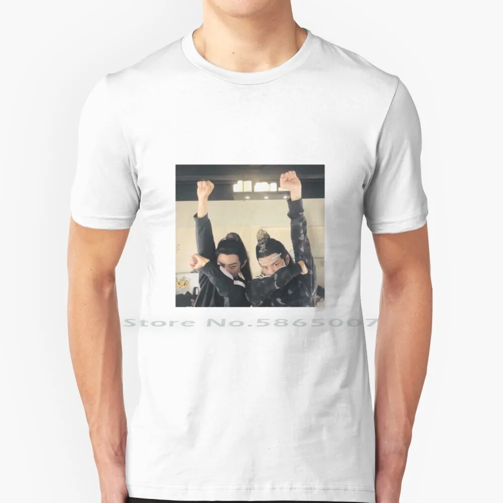 Wang Yibo And Xiao Zhan T Shirt Cotton 6XL The Untamed The Grandmaster Of Demonic Cultivation Mo Dao Zu Shi Lan Wangji Wei