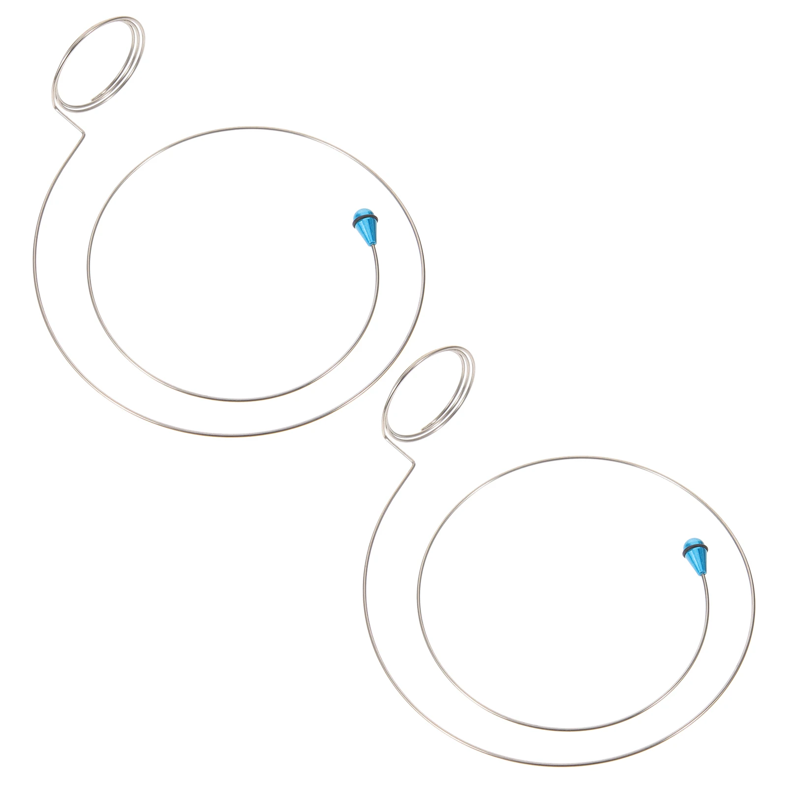 

2pcs Steel Wire Magnifier Holder Adjustable Loupe Fixing Circle Watch Repair Tool Durable Lightweight Head Mounted Glass Holder