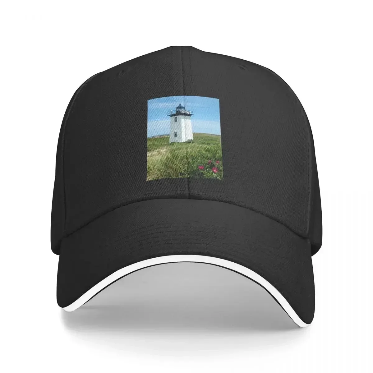 Provincetown USACape Cod National Seashore. Wood End Light. Baseball Cap Snap Back Hat Kids Hat Women's Beach Outlet Men's