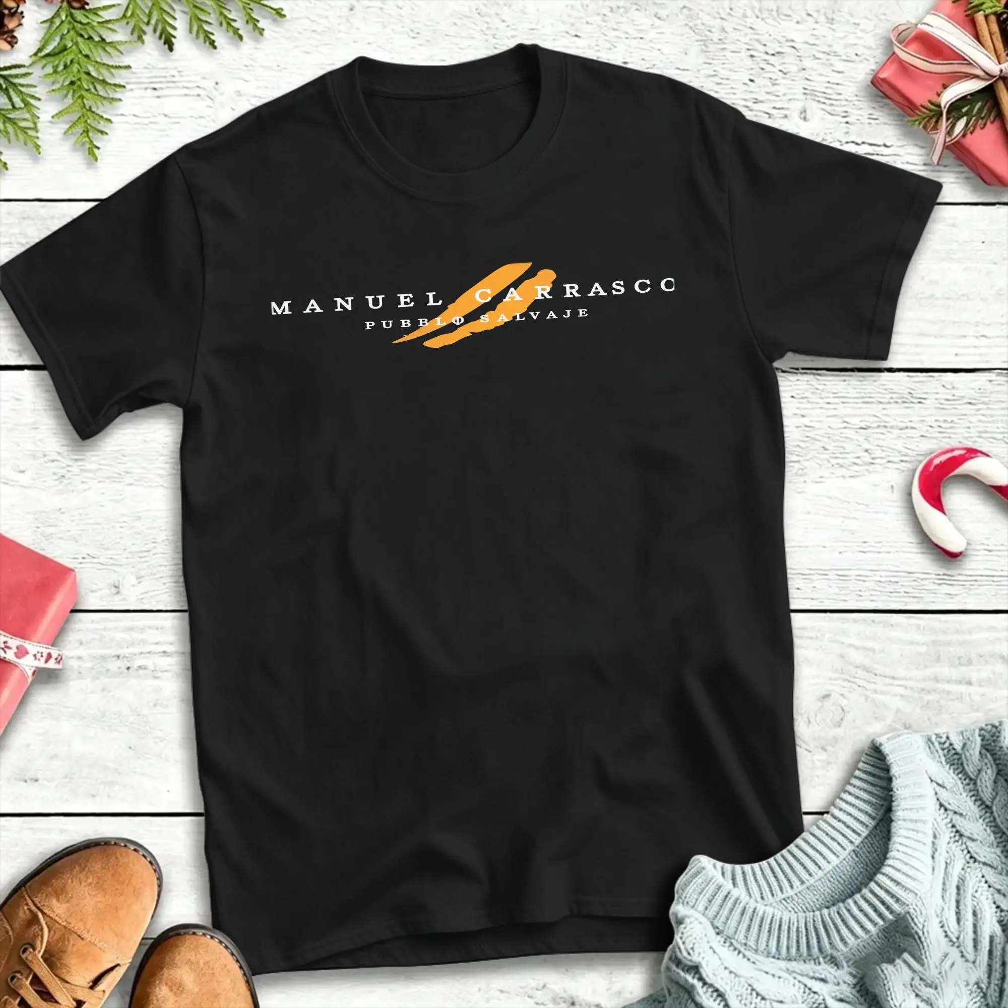 Camiseta de Manuel Carrasco Sevilla Salvaje para adultos, camisetas impresionantes de verano con cuello redondo, camisetas Hippie, ropa de gran tamaño al por mayor