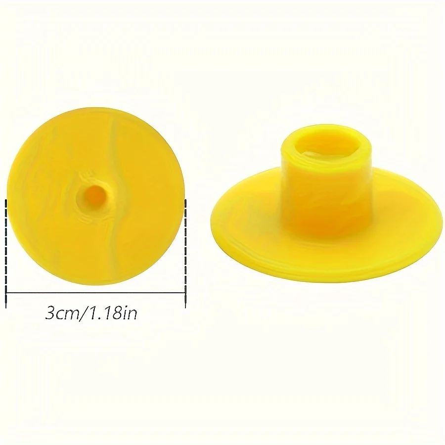 100pcs silicone livestock cattle and sheep management ear tags - durable goat and livestock identification tag Sheep ear tag Rou