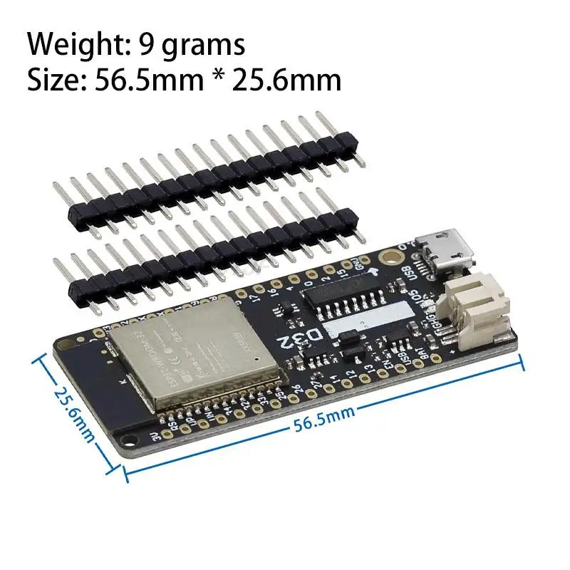 LOLIN D32 V1.0.0 - wifi & bluetooth board based ESP-32 esp32 ESP-WROOM-32 4MB FLASH Arduino MicroPython Compatible