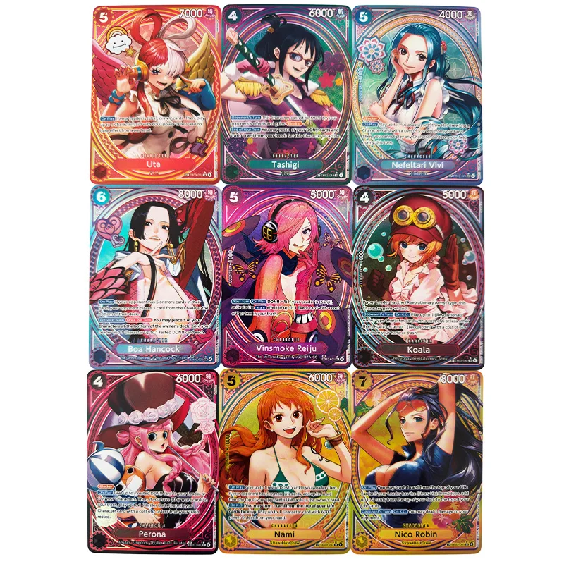 Anime Card One Piece OPCG SP EBO3 English Boa Hancock Uta Vivi Reiju Perona Nami Hobby Collectibles Game Anime Collection Cards