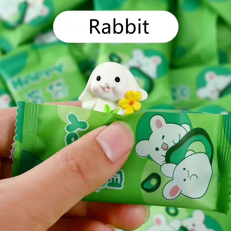 5pcs Cute Rabbit Model Child Birthday Party Favors Child's Day Easter Gift Holiday Gifts Kids Toy Party Supplies Christmas Gift