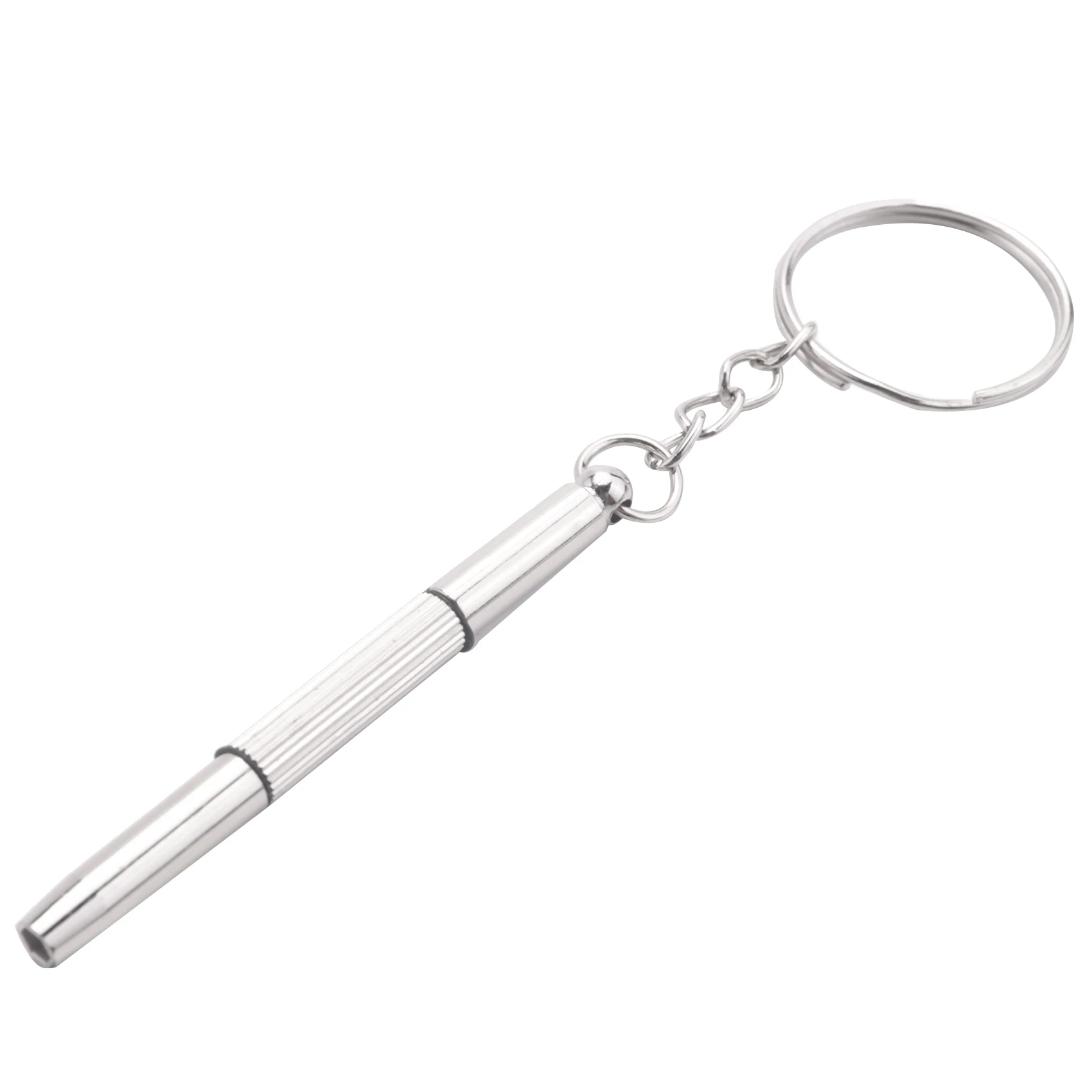 พวงกุญแจไขควงอัลลอยด์ขนาดเล็ก3in1เครื่องมือซ่อมแว่นตา