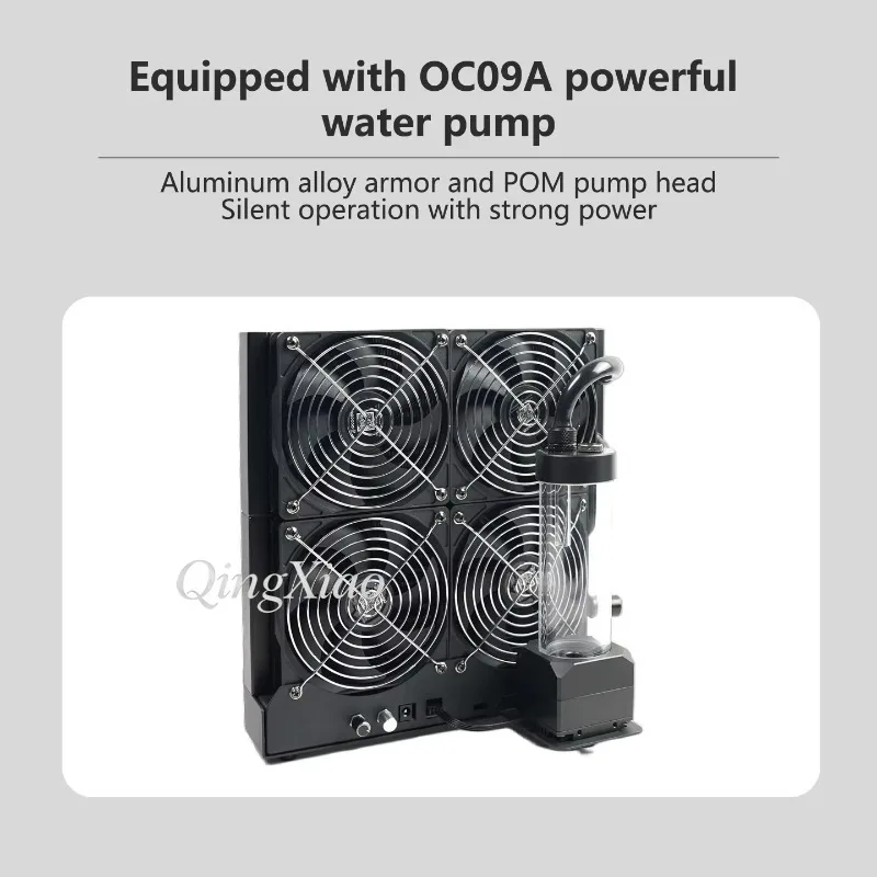 4-ventilator radiatorpomp en w - External Radiator Water Cooling Kit recensie en prijs