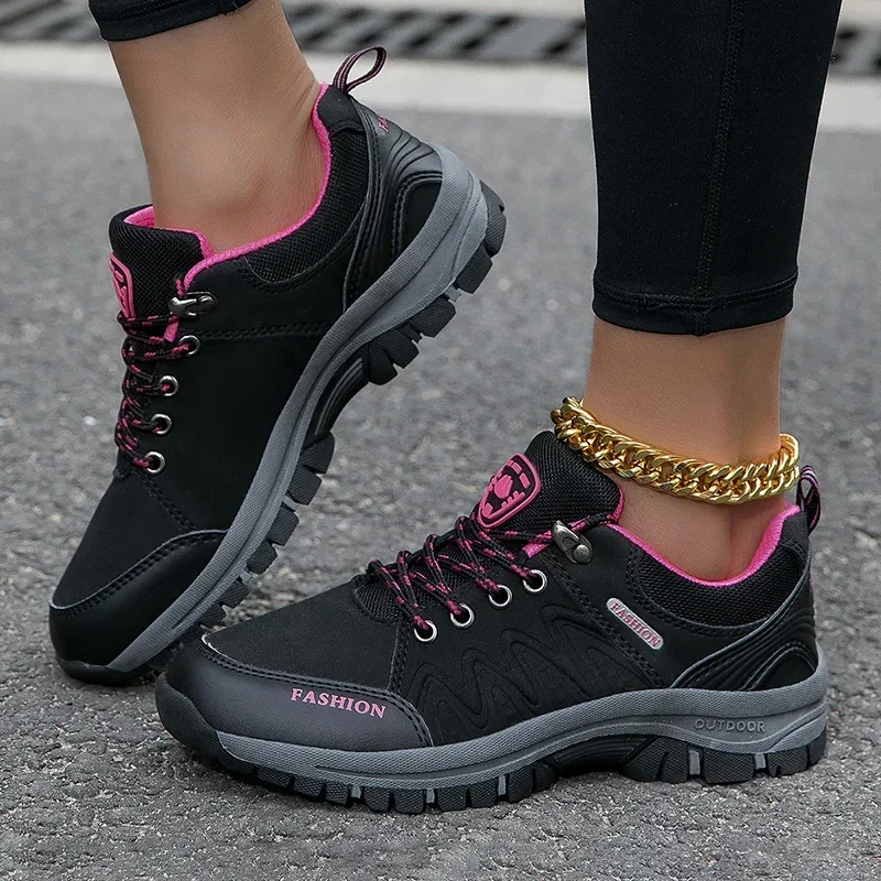 Women Hiking Shoes Outdoor Sneakers Non Slip Walking Shoes Comfortable Footwear Climbing Jogging Boots Sports Shoes for Wamen