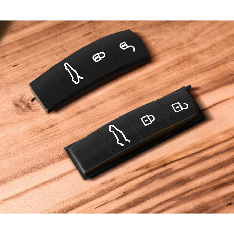 

For Porsche Key Button Cover 911 Cayenne Macan Panamera 718 Taycan 2011-2024 Remote Control Fob Car Key Case Rubber Pad