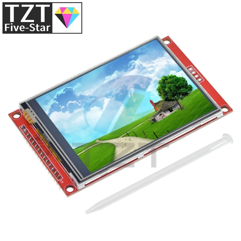 Imagem -05 - Tft Lcd Touch Screen Module para Arduino Uno Placa com ou sem Toque Mega2560 240x320 St7789 Ili9341 32