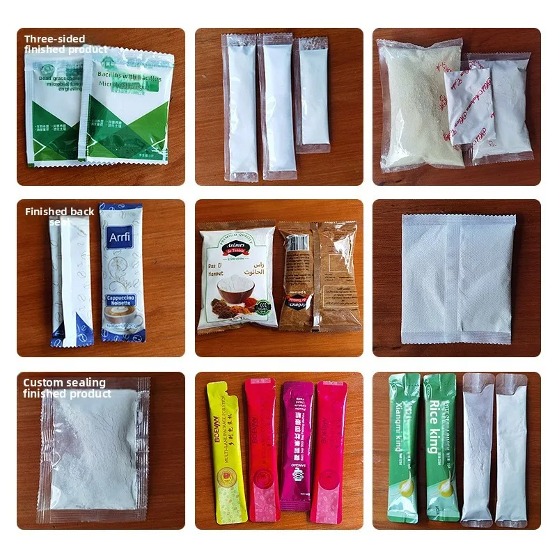 Полностью автоматическая пневматическая машина с наклонным винтом, многофункциональная для запечатывания порошковых гранул, кофейного порошка, пластиковых пакетов