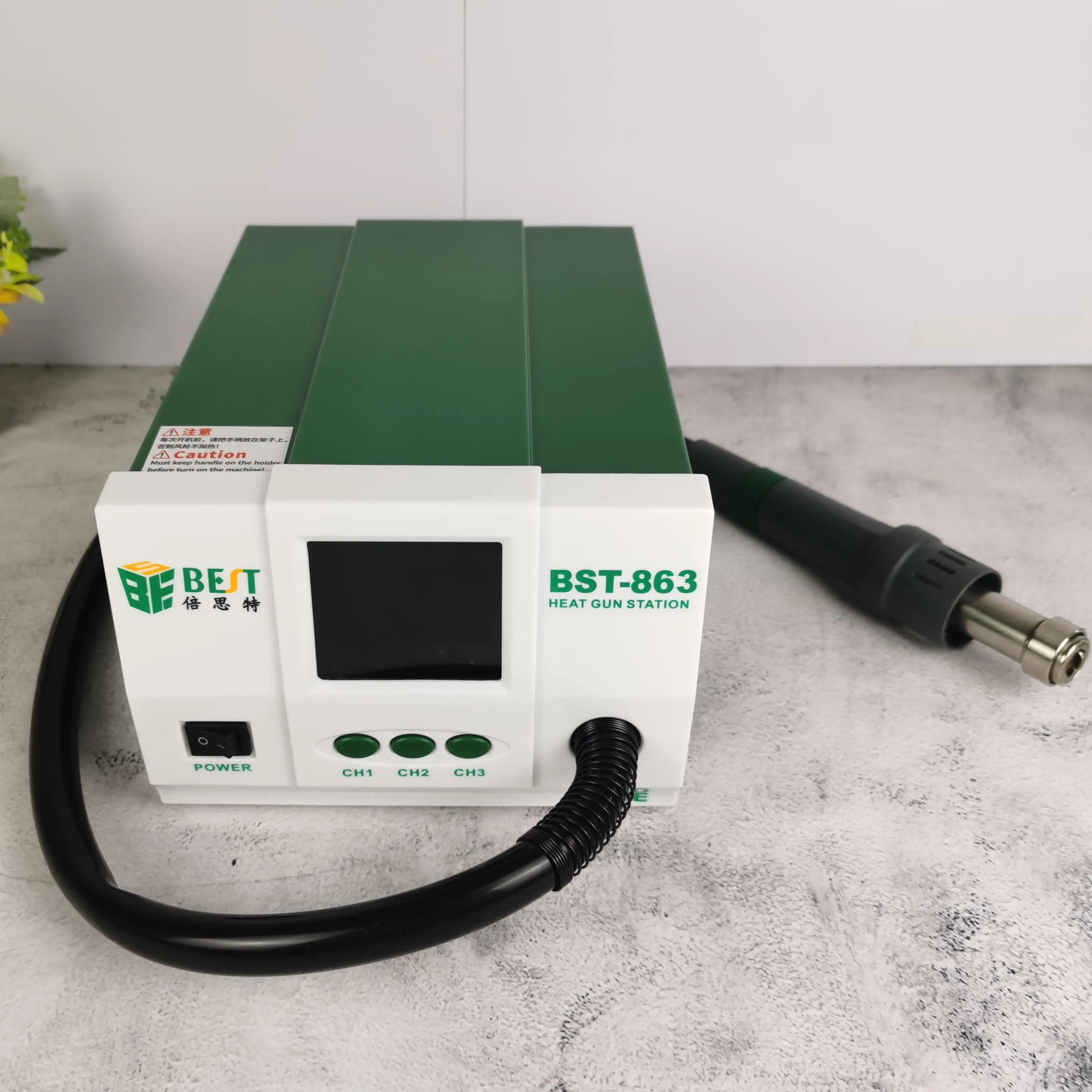 (Have In Stock) Automatic Bga Rework Station 1200W Heat Gun Hot Air Gun Soldering Station BST 863 PCB Welding Station