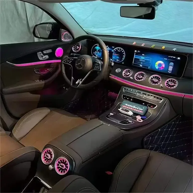 Mercedes W213 Ambient LightLuminous Turbine Front Air OutletCar Ambient Light