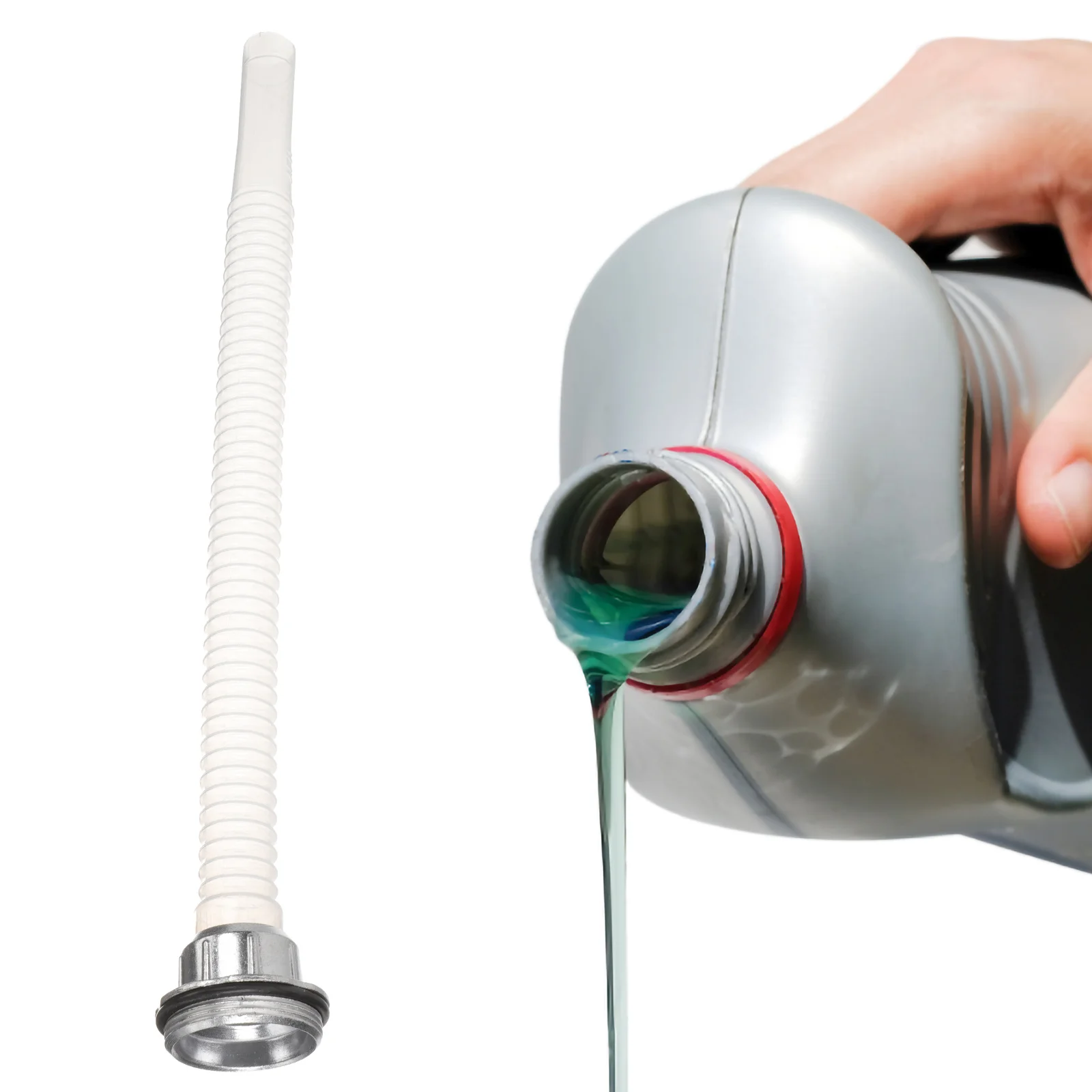 

3Pcs Can Spout for Leakproof Fuel Nozzle Flexible Oil Pourer Spout Easy Install Portable Refueling Solution for Cars