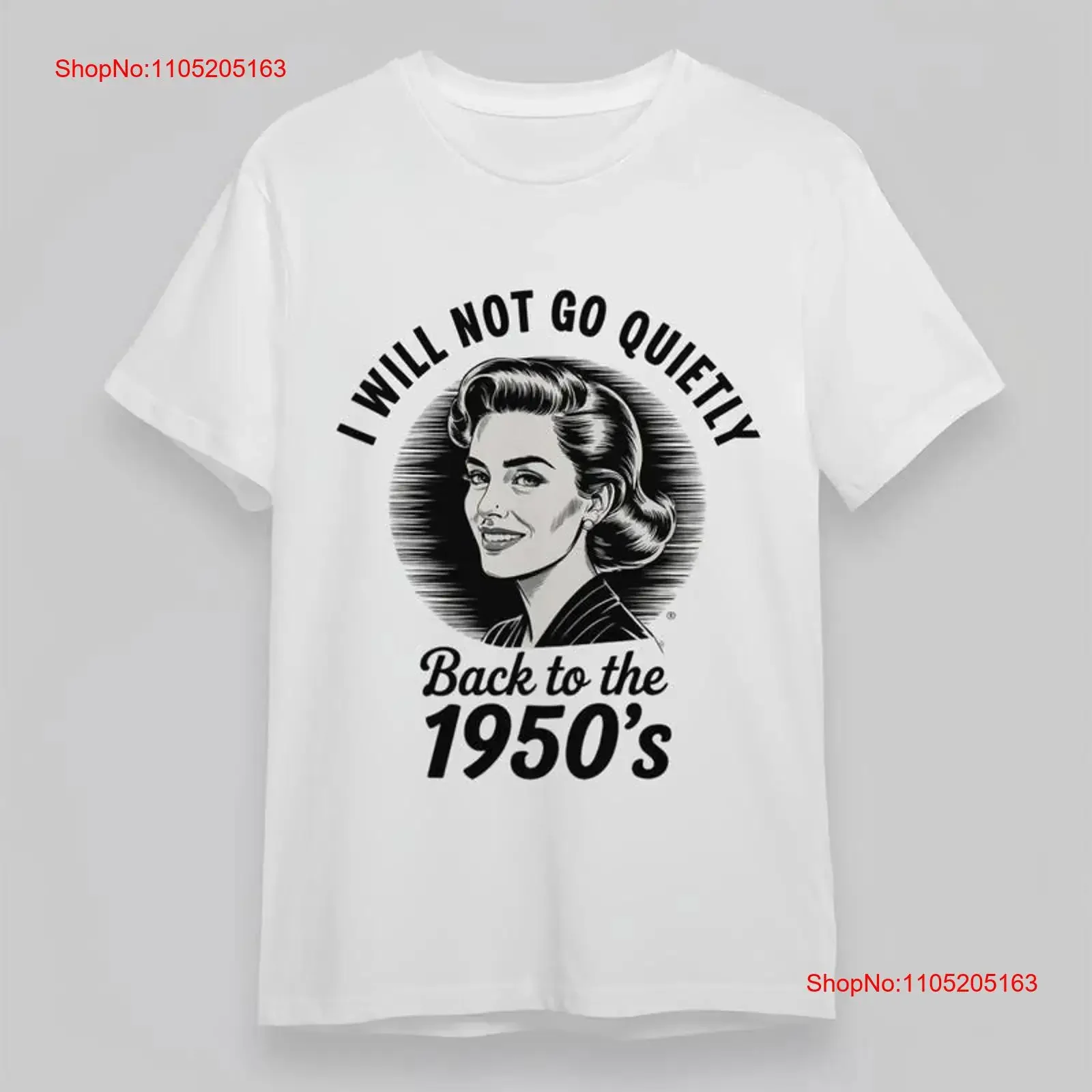 

Women's Breathable Classic T Shirt Vintage Lady Retro Statement Design vintage Washed fashion Comfortable streetwear Soft