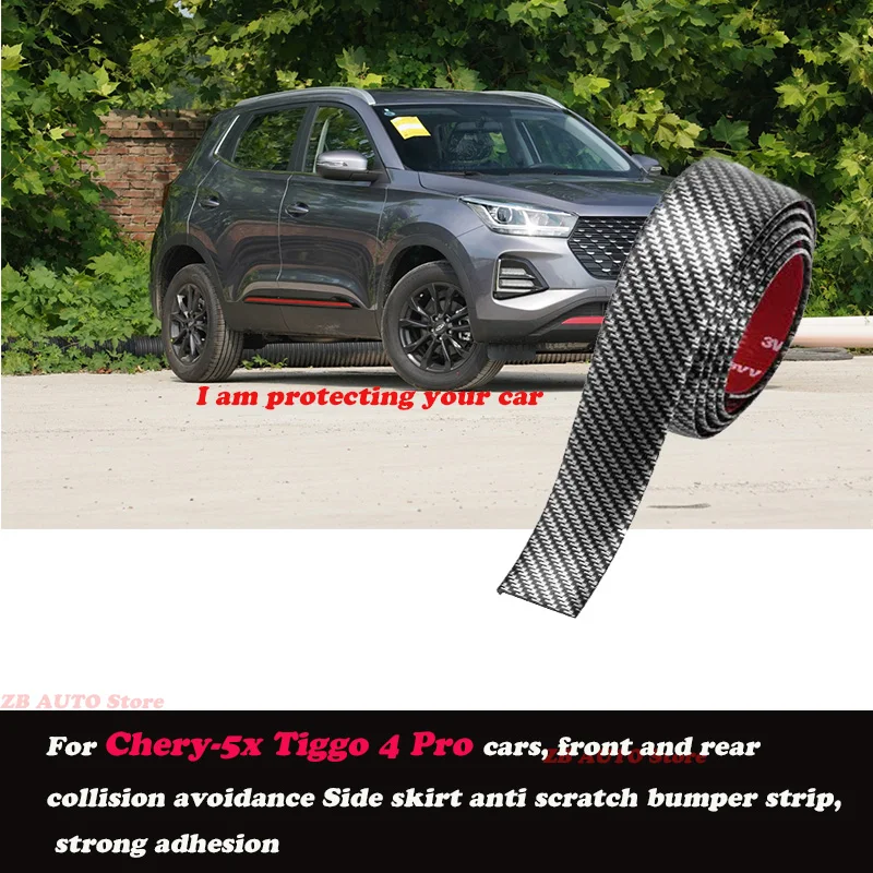 

Front and rear lip side skirts, anti-collision and scratch resistant bumper strips, suitable For Chery-5x Tiggo 4 Pro