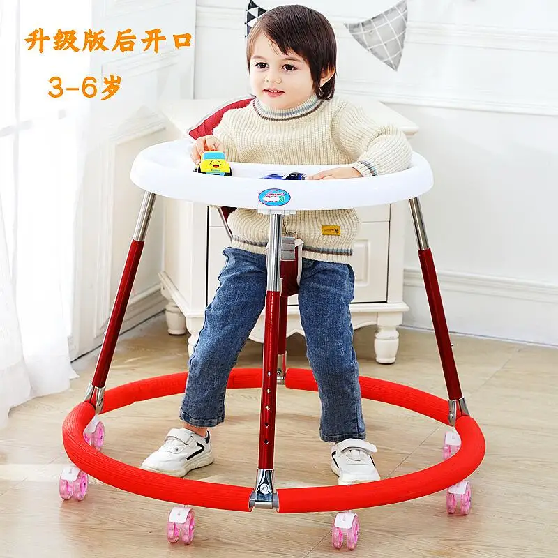 2025 New Model Baby Walker - O-Leg Prevention, Anti-Tip, Foldable & Multi-Functional Toddler Walking Assistant