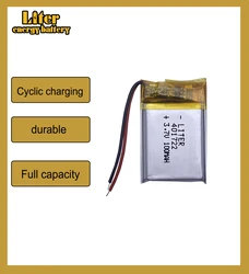 3.7V 100mAh 401520 401722 Lithium Polymer Li-Po li ion Rechargeable Battery For Mp3 MP4 MP5 GPS mobile bluetooth