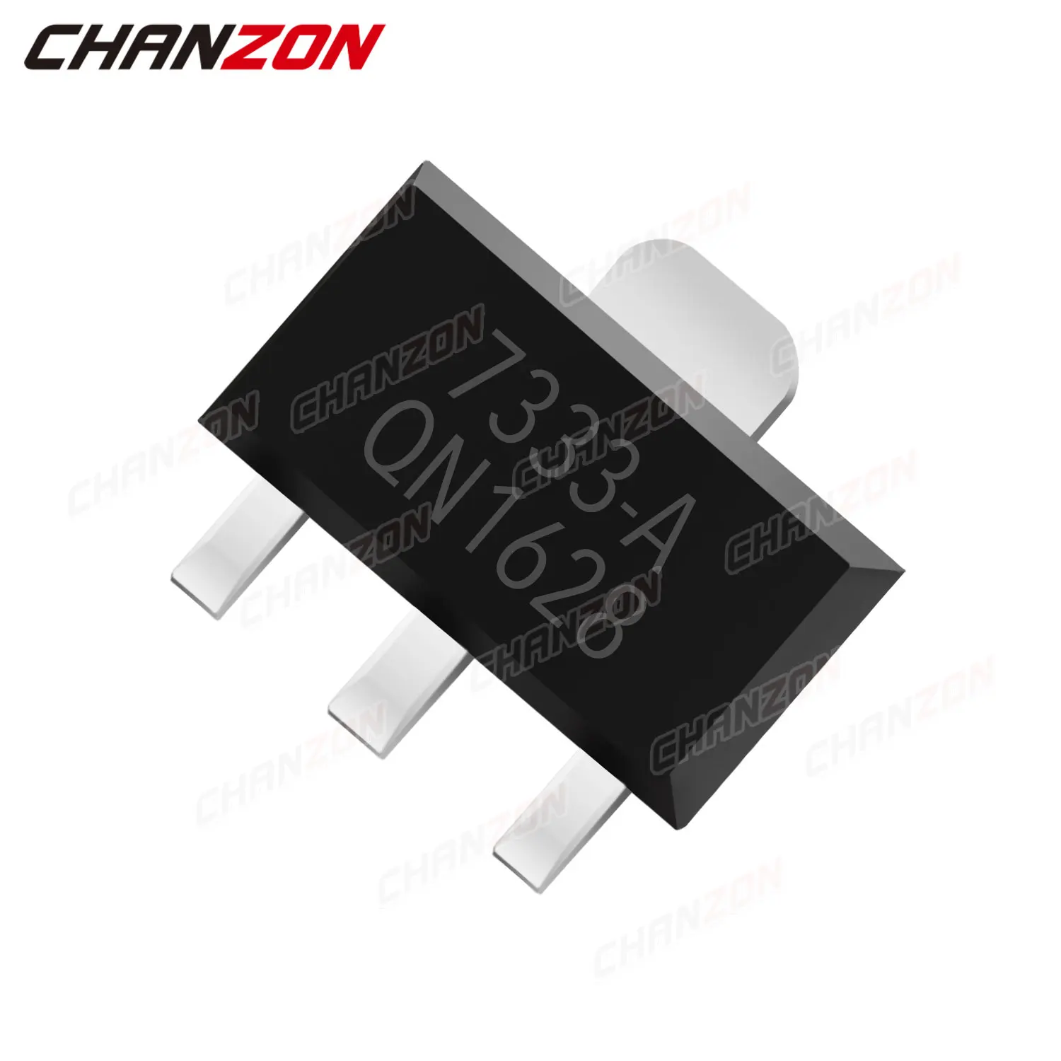 20Pcs HT7333-1 SOT-89 Low Consumption LDO Transistor Bipolar Junction Triode Tube Fets SMD 250mA 30V HT7333 Integrated Circuits