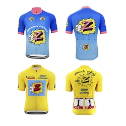 Greg Lemond Retro Z Vetements Koszulka kolarska Retro Męska letnia koszulka kolarska Klasyczny rower Górskie wyścigi Rower Kolarstwo