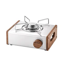 2800W High-power Outdoor Gas Tank Card Stove Camping Portable Mini Gas Stove Stainless Steel Detachable Pot Rack Gas Stove