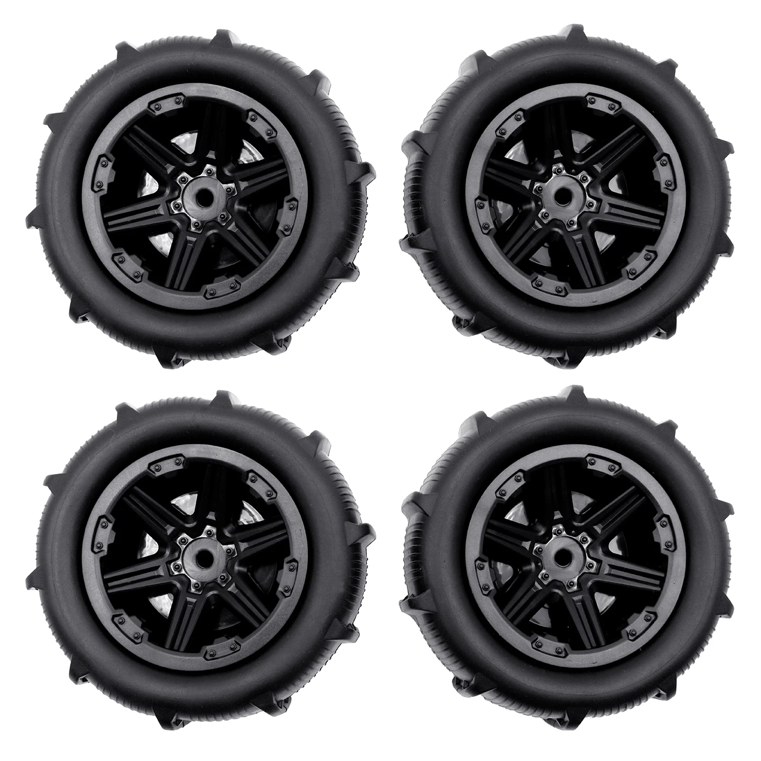 MJX 14210 85 مللي متر/81 مللي متر 12 مللي متر عرافة المطاط الإطارات عجلات ل SCY 16101 16102 16103 برو Hyper Go 16210 1/14 1/16 RC شاحنة كبيرة ترقية