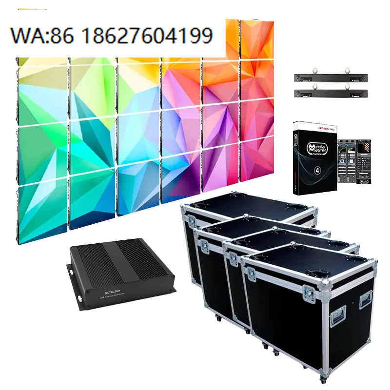 

easy maintenance front access rental LED panel Outdoor 12 Sqm 4m X 50x50 Stage Event Rental Led Screen for Concert Indoor P2