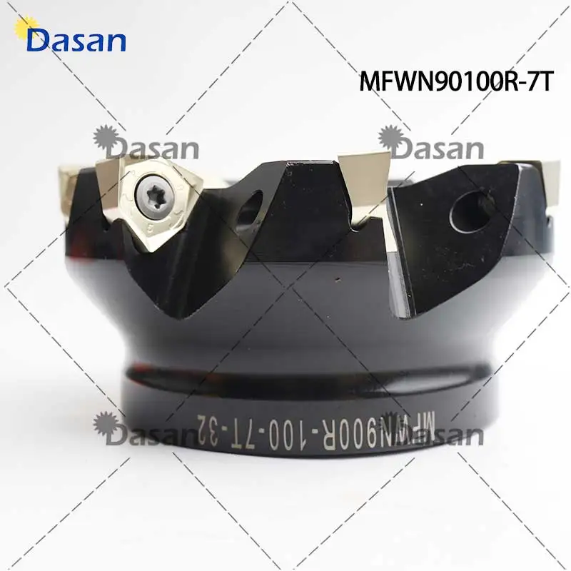 1pcs MFWN90100R 7T 90 Degree MFWN90  Face Milling Cutter Holder MFWN CNC Lathe Metal Machine Tool for WNMU080608