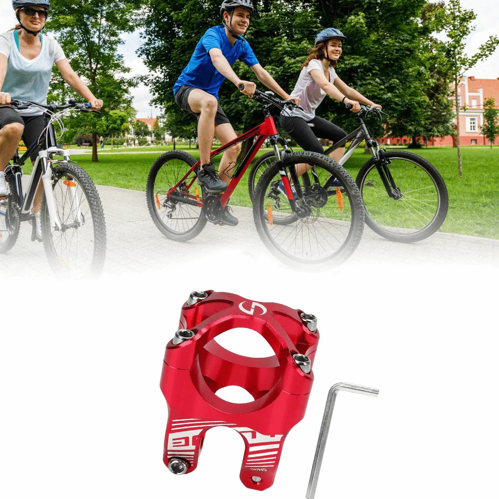 

Durable 35mm Bike Stem Aluminum Alloy Lightweight Bike Short Stem High Strength Bike Handlebar Stem Bike Upgrade