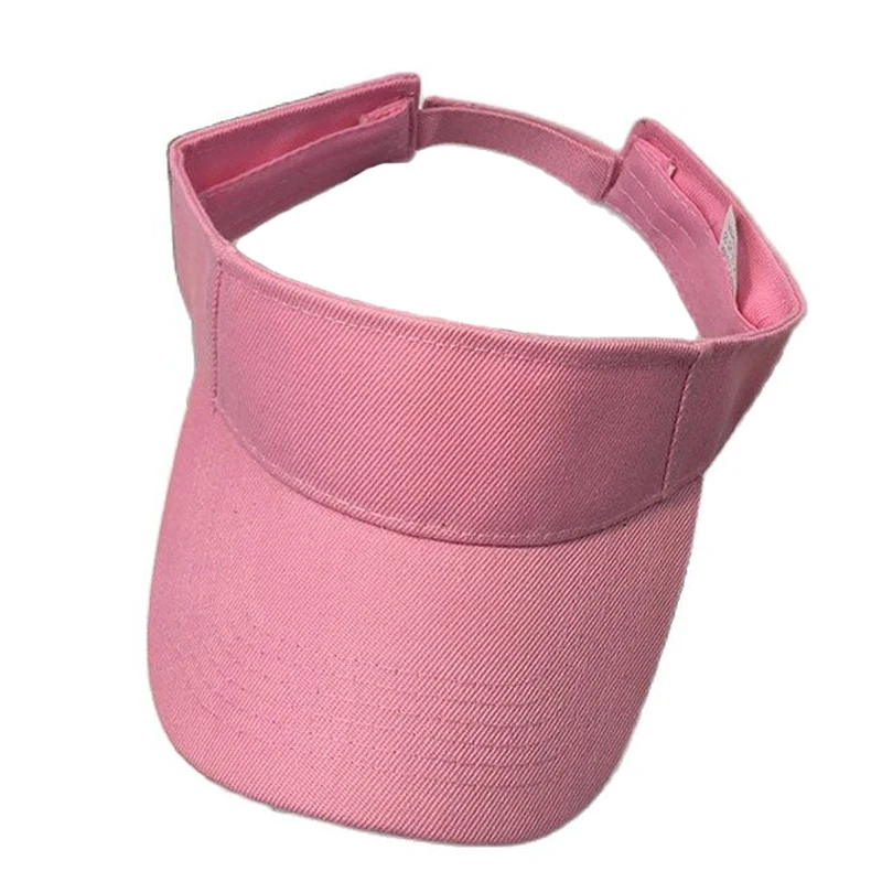 Lightweight Plain Men Women Summer Outdoor Sport Sun Visor Cap Hat for Golf Hiking Tennis Royal Blue Khaki Pink Red Green Black