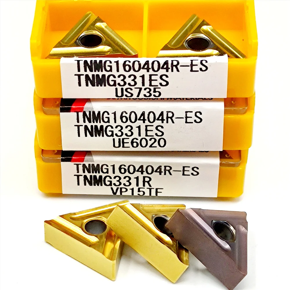 

TNMG160404R TNMG160404L Carbide Inserts for Steel Cast Iron CNC Turning Tool VP15TF US735 UE6020 ES TNMG 160404 R L