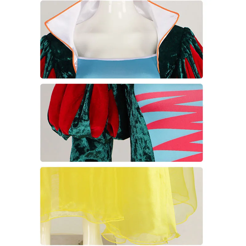 Festa di Halloween Biancaneve Costume Cosplay Abiti da principessa Regalo di Natale femminile Abito da sera da donna in maschera