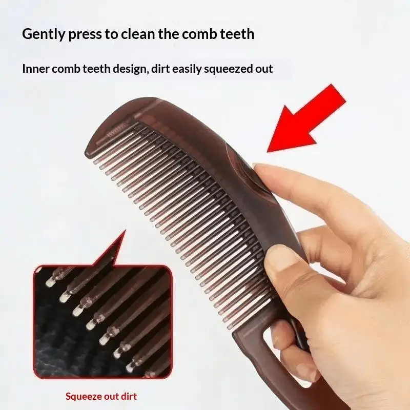 New Dandruff Relief Comb Hollow Tooth Hairbrush Scalp Point Massage Dandruff Removal Reduce Ltching Scalp Care Comb Women Men