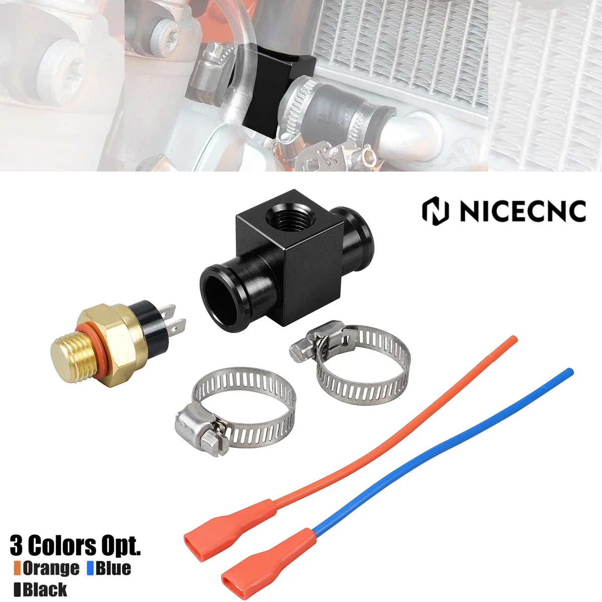 

For Honda XR 650L CRF 300L M14x1.5 Radiator Fan Temperature Switch 125 150 190L 250 300 300R 300L 350 450 500 600 R L XR CR CRF