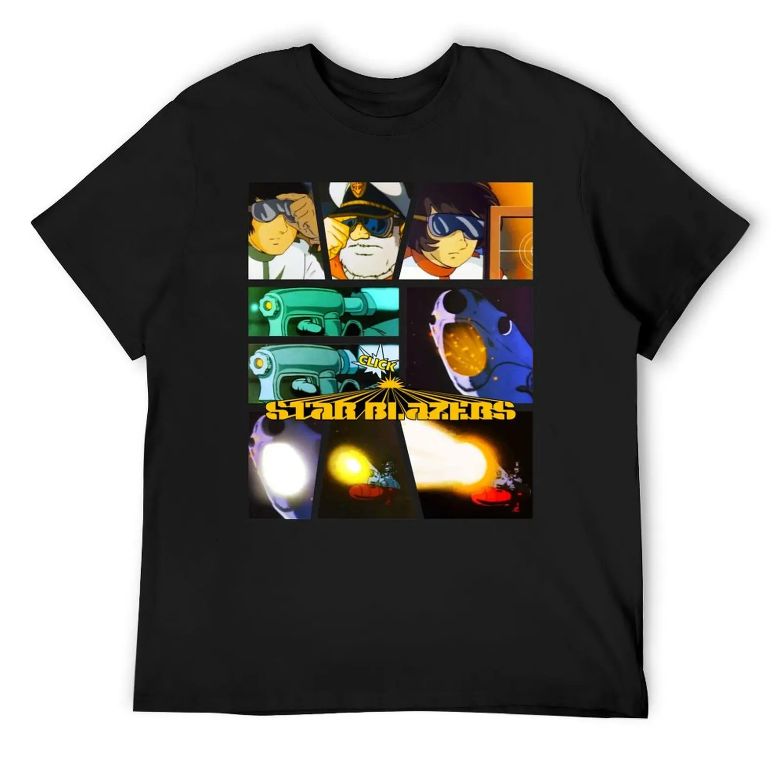 

Star Blazers - Wave Motion Gun T-Shirt summer tops for a boy vintage t shirts T-shirt men