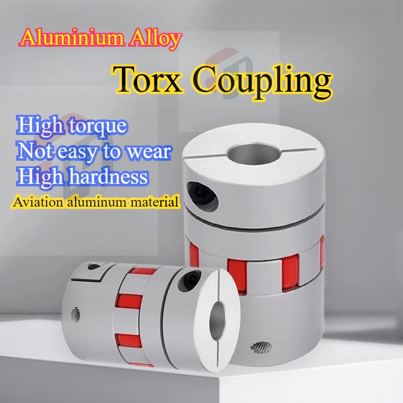 D25L30 Aluminum Alloy Plum Blossom Coupling 6/7/8/9/10/11/12MM Three-dimensional Chamfer Design High Torque Glass Hard Hole H6